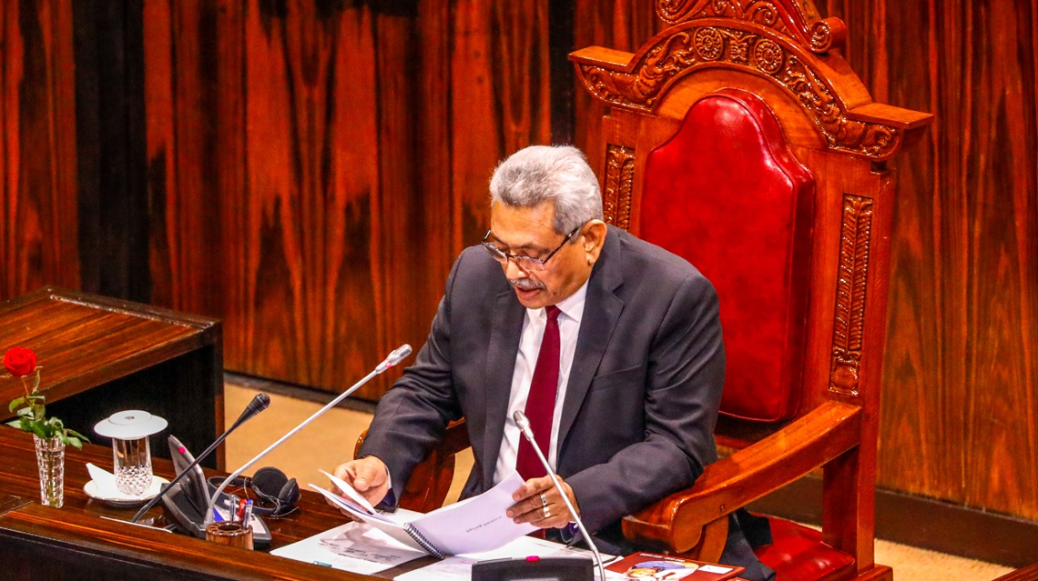 The policy statement made by His Excellency Gotabaya Rajapaksa ...